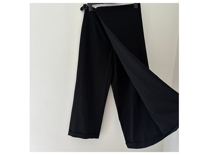 Pantalone gonna culotte nero Jean Paul Gaultier - vista 2