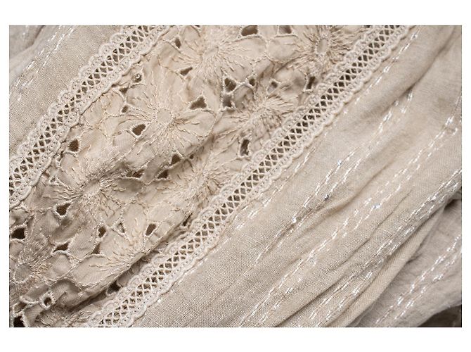 Autre Marque Beige Leinenkleid Sunday Saint Tropez Braun - Ansicht 5