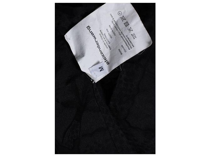 Alexander Wang, Camicia a maniche corte con stampa di drago Nero - vista 5