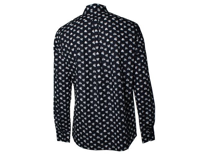 Camisa negra estampada Hart de Dolce & Gabbana Negro - vista 2