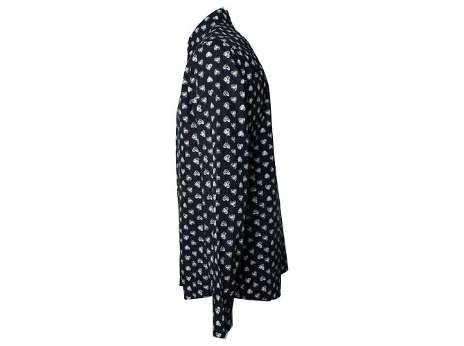 Camisa negra estampada Hart de Dolce & Gabbana Negro - vista 4