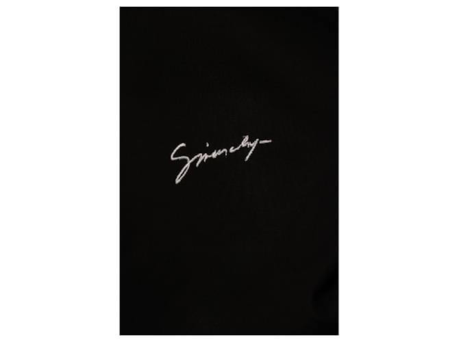 Givenchy, Schwarze Baumwollhemd mit Logo - Ansicht 5
