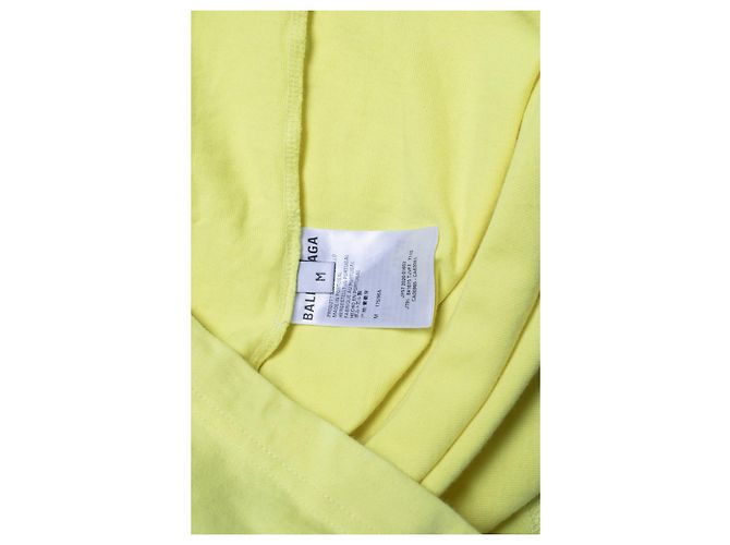 Balenciaga, camiseta amarilla con logo Amarillo - vista 5