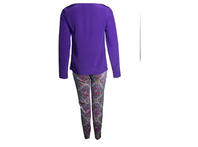 Ralph Lauren, Set viola con stampa paisley Multicolore Porpora - vista 2