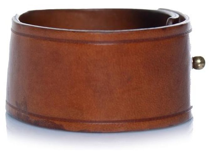 Acne Studios, Lederarmband mit Manschette Braun - Ansicht 3