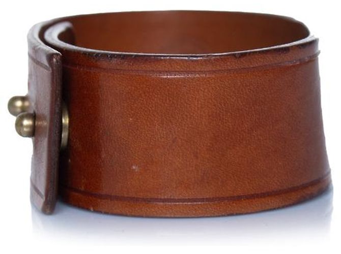 Acne Studios, Lederarmband mit Manschette Braun - Ansicht 4