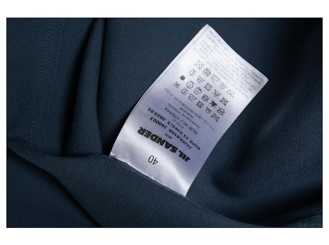 Jil Sander, camicia in petrolio Verde - vista 10