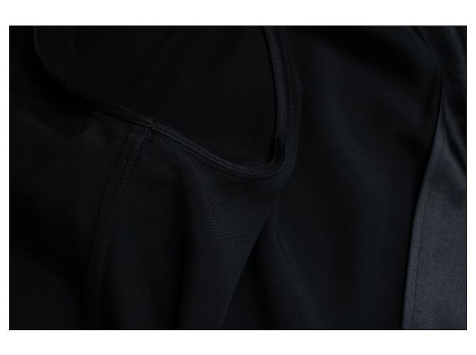 Saint Laurent, schwarzes Seidenkimono 2022 - Ansicht 5