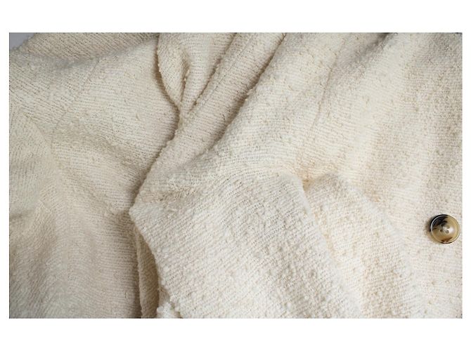 Amiri, blazer blanco de bouclé - vista 10