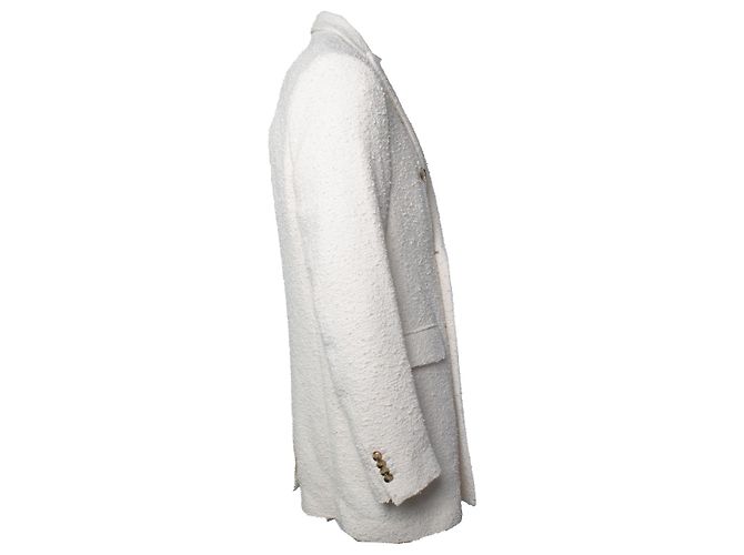 Amiri, blazer blanco de bouclé - vista 3