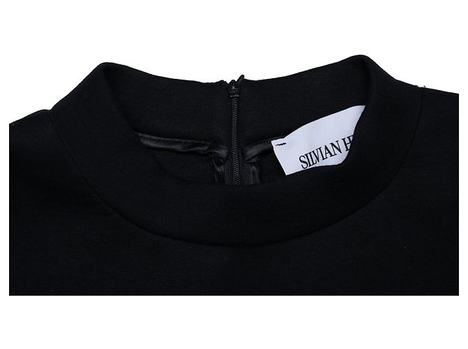 Autre Marque Abito in neoprene nero Silvian Heach - vista 8