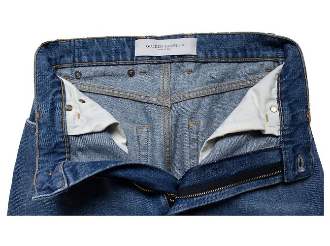 Jeans rectos azules Golden Goose - vista 5