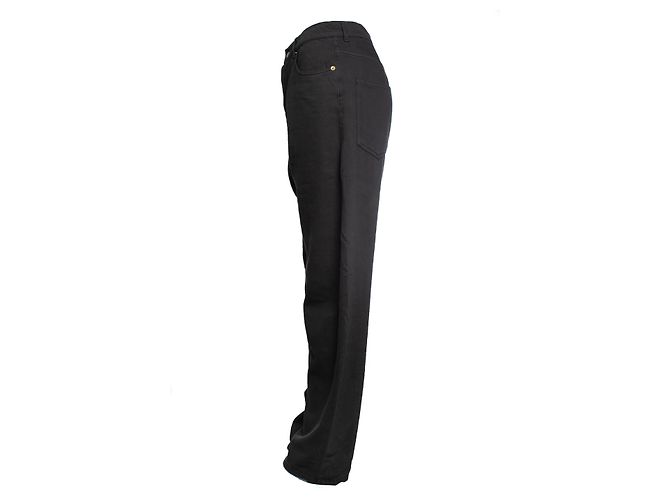 Autre Marque Darkpark gerade Jeans in Anthrazit Schwarz Grau - Ansicht 2