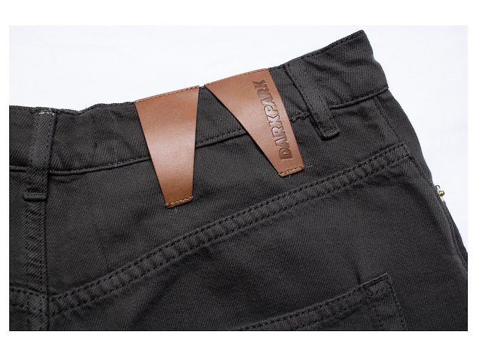 Autre Marque Darkpark gerade Jeans in Anthrazit Schwarz Grau - Ansicht 5