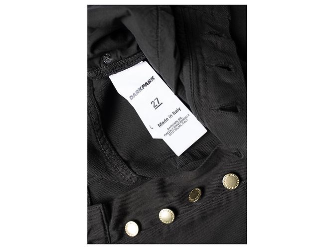 Autre Marque Darkpark gerade Jeans in Anthrazit Schwarz Grau - Ansicht 6