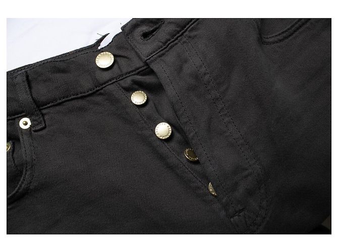 Autre Marque Darkpark gerade Jeans in Anthrazit Schwarz Grau - Ansicht 7