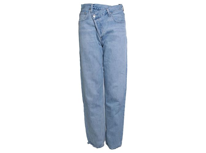 Agolde, Jeans cruzados azul claro - vista 3