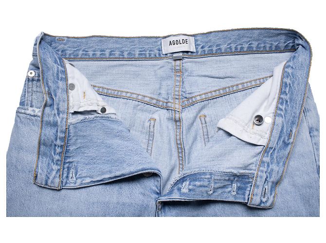 Agolde, Jeans cruzados azul claro - vista 6