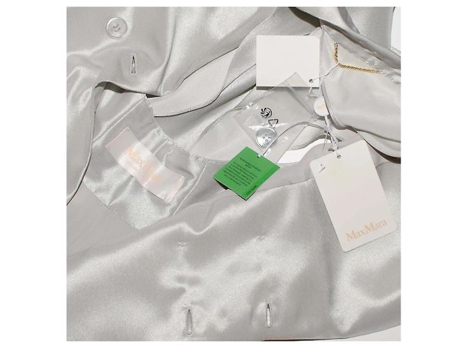 Max Mara Chaquetas Plata Gris - vista 13