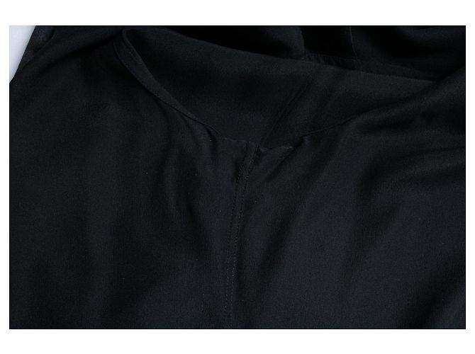 Camicia in seta nera Saint Laurent 2022 Nero - vista 5