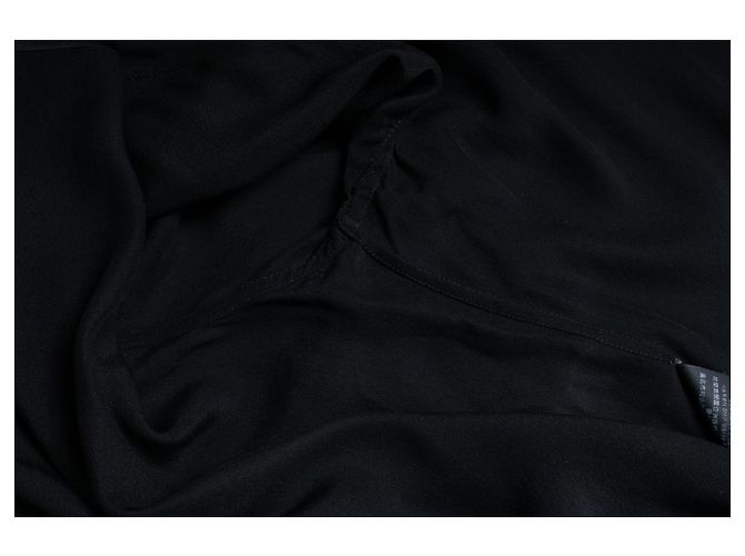 Camicia in seta nera Saint Laurent 2022 Nero - vista 6