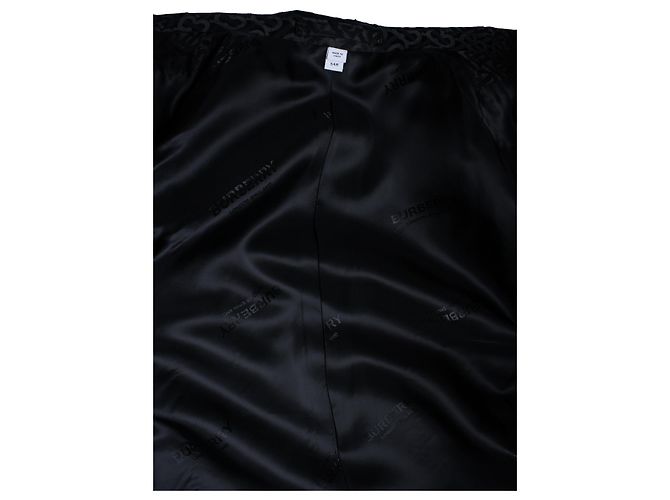Schwarzer Blazer mit B-Druck von Burberry - Ansicht 5