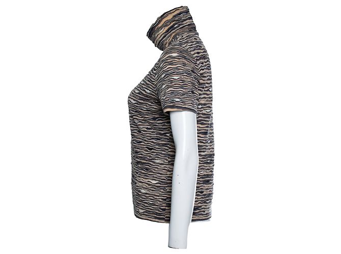 Missoni, kurzärmliger Rollkragenpullover - Ansicht 4