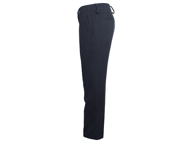Prada, calça de lã cinza - vista 4
