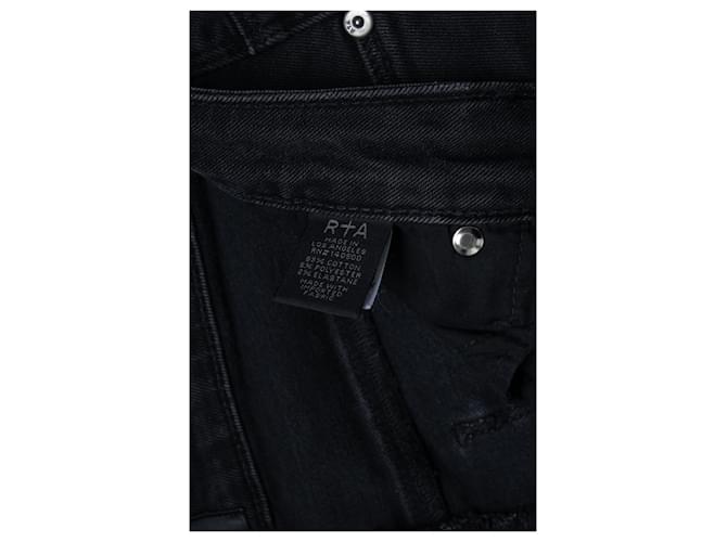 RtA, jeans negros con efecto doblado - vista 5