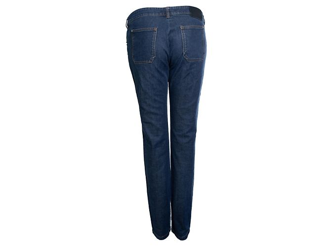 Balenciaga, jeans rectos azules - vista 2
