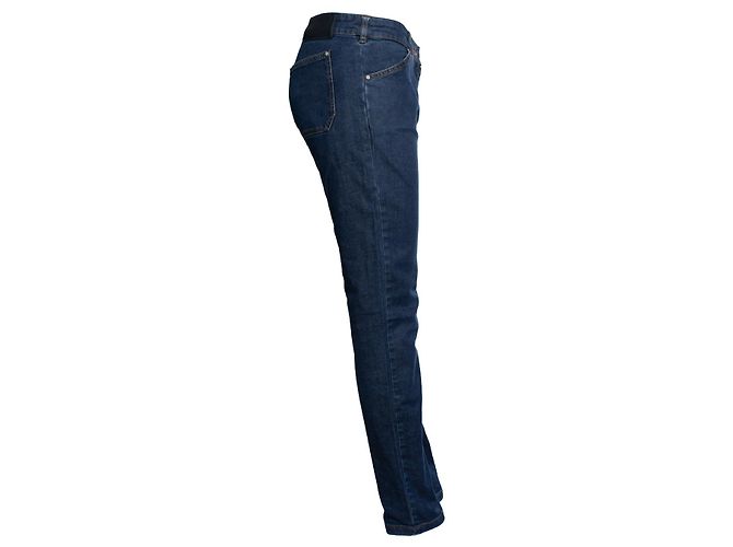 Balenciaga, jeans rectos azules - vista 4