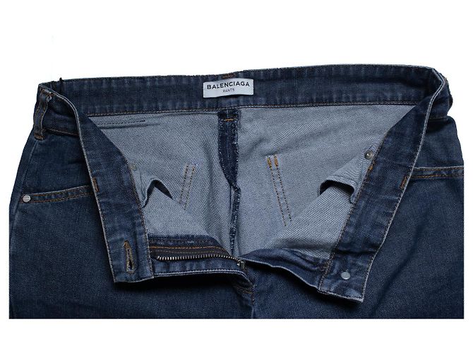 Balenciaga, jeans rectos azules - vista 6
