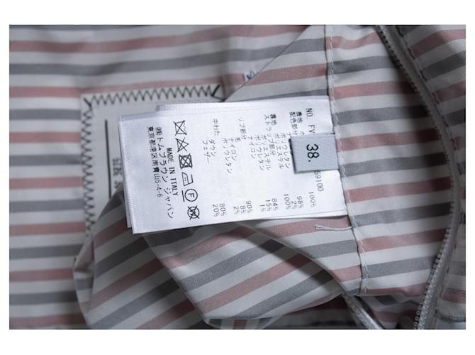 Thom Browne, gepolsterte Weste in Weiß - Ansicht 6