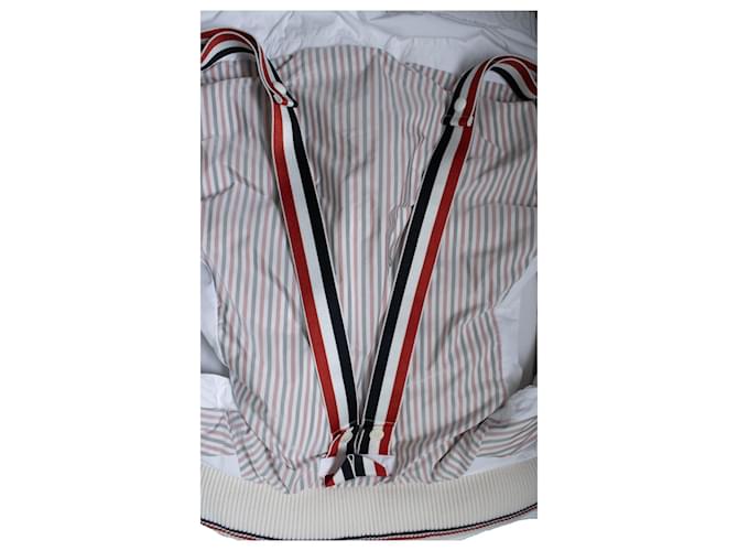 Thom Browne, gepolsterte Weste in Weiß - Ansicht 9