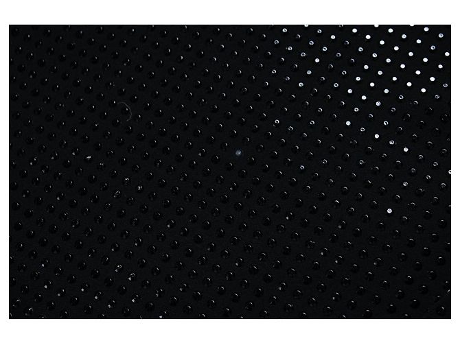 Gucci, top nero senza maniche con strass - vista 5