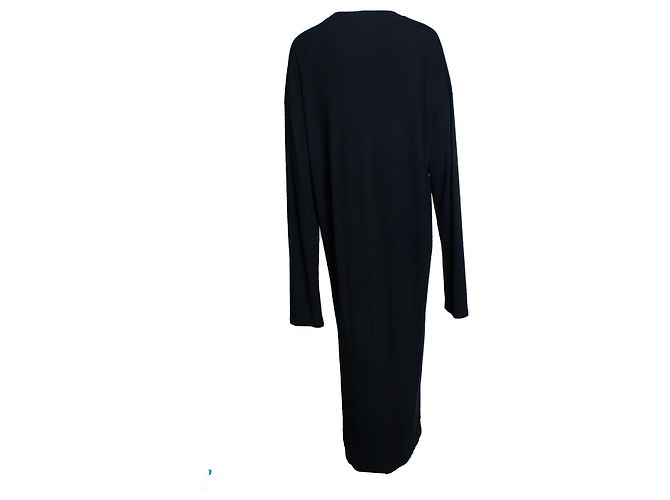 Autre Marque Abito maxi nero Monique van Heist - vista 2