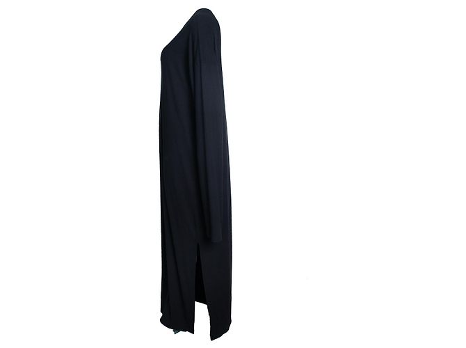 Autre Marque Abito maxi nero Monique van Heist - vista 4