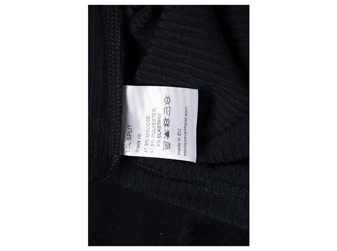 Autre Marque Abito maxi nero Monique van Heist - vista 6