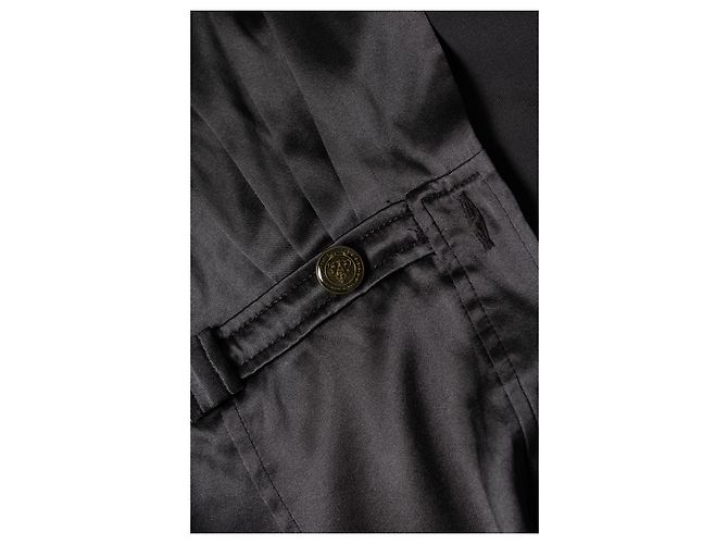 Blusa de seda marrón oscuro Hysteria de Gucci Castaño - vista 7