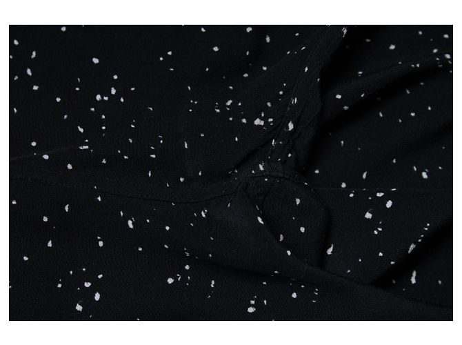 Saint Laurent Hemd mit Farbspritzern Schwarz - Ansicht 7