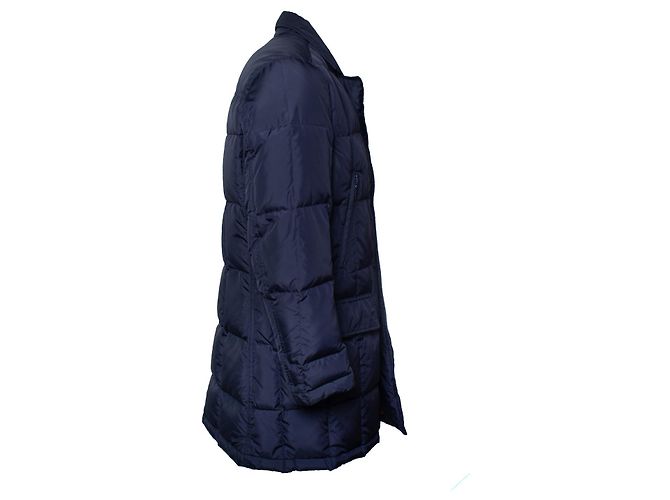 Fay, blauer gesteppter Mantel - Ansicht 2