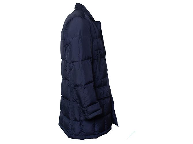 Fay, blauer gesteppter Mantel - Ansicht 3