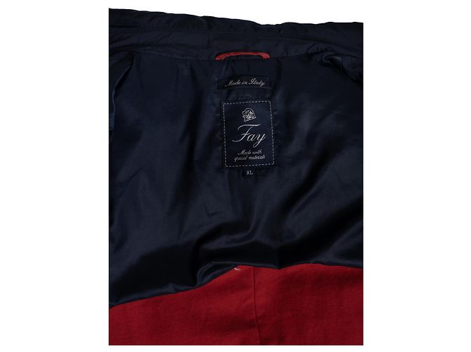 Fay, blauer gesteppter Mantel - Ansicht 8