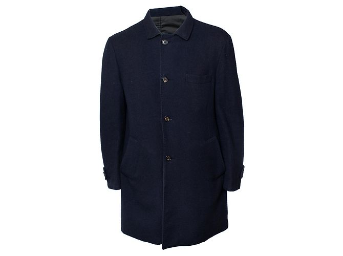Brunello Cucinelli, abrigo reversible Azul Verde - vista 2