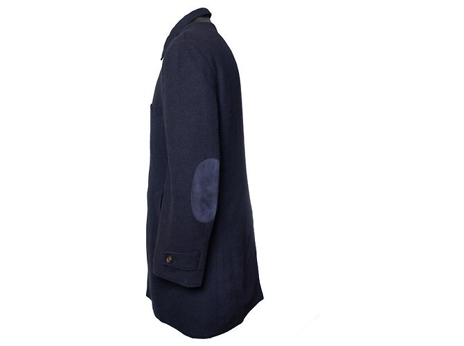 Brunello Cucinelli, abrigo reversible Azul Verde - vista 5