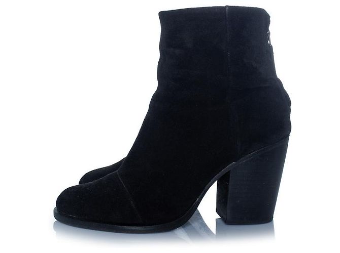 Rag & Bone Rag and Bone, stivaletti in suede nero - vista 2