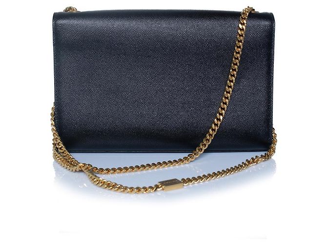 Borsa a spalla Medium Kate nera di Saint Laurent Nero - vista 4
