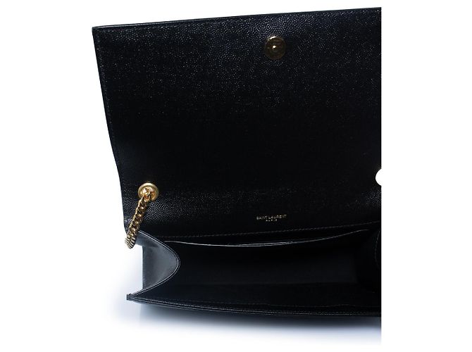 Borsa a spalla Medium Kate nera di Saint Laurent Nero - vista 9