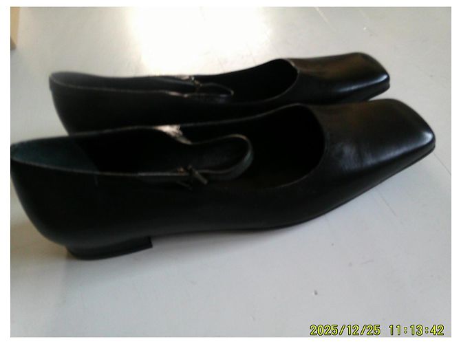 Autre Marque Mocassini Baby Shark in pelle nera 37 Fr Nero - vista 2