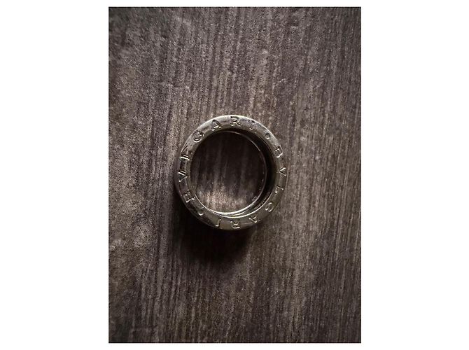 Bulgari Anello Save the Children con ceramica nera Argento - vista 2